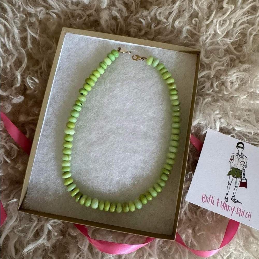 Green Beaded Necklace